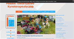 Desktop Screenshot of kynoterapia.eu